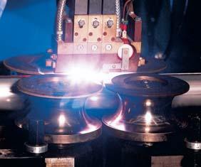 * Welding speeds are indicative and depend on the material, the quality required, and the quality of the pipe mill.