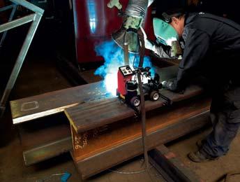 Applications This carriage is used to facilitate the implementation of a regular welding.