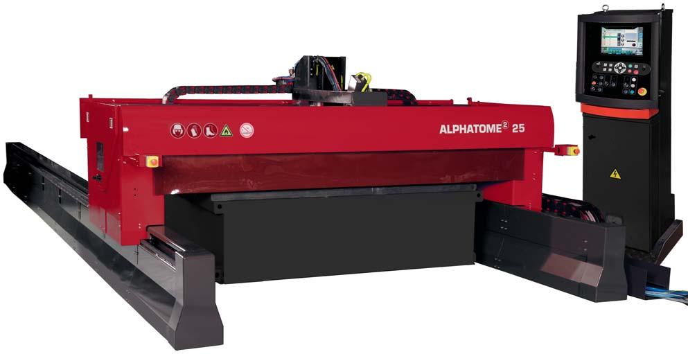 ALPHATOME 2 High precision plasma cutting machine: high quality, robustness and productivity High quality plasma cutting requires more and more precision.