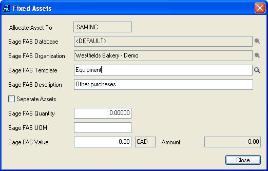 Using Intercompany Transactions and Sage Fixed Assets Integration Creating Asset Records for Intercompany Transactions When you post an ICT Accounts Payable invoice batch, Sage 300 ERP creates an