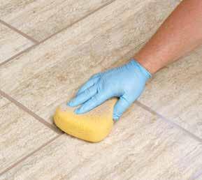 In addition, this grout can be used on sensitive tile surfaces once tested, requires no sealer and cures naturally from evaporation of the low level of water in the formulation.