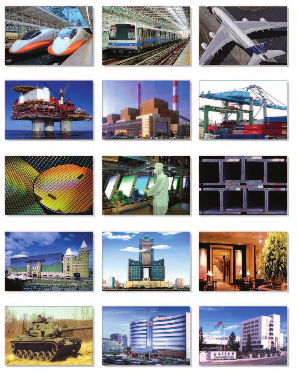 APPLICATIONS HIGH SPEED RAIL MRT SYSTEM AIRPROT OIL & GAS PLATFORM POWER STATION CONTAINER CRANE SEMICONDUCTOR
