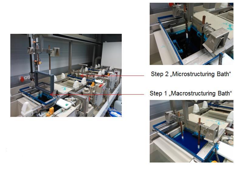 Figure 20: final two step plating process for mass production.