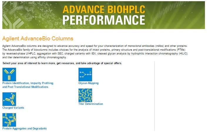BioHPLC Columns on the Agilent Website To learn more and order online