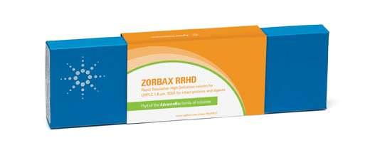 ZORBAX 300SB RRHD for Proteins Stablebond 300 silica/bonding C18, C8, C3, and Diphenyl bonded phase 1.
