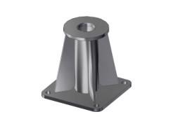 The side mount can be installed using resin bonded anchors or mechanical anchors.