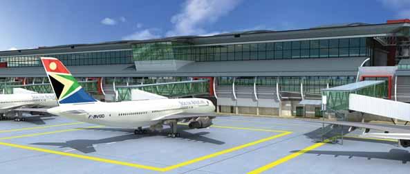 .. THE DEVELOPMENT ZONES THE KING SHAKA INTERNATIONAL AIRPORT (KSIA) Replacing the Durban International Airport (DIA), with its short runway and limited resources, the KSIA is ACSA s first Green