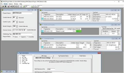 Figure 9. MACSproject Configuration Interface models facilitates project management and long-term support.