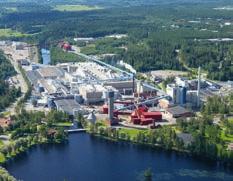 The main raw materials used in paper production at Jämsänkoski are mechanical pulp made of spruce pulpwood for the magazine papers, and chemical pulp, sourced from UPM s own mills or the market, for