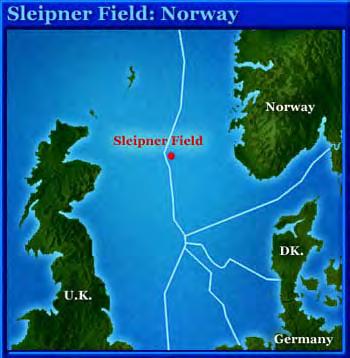 Geological Carbon Sequestration Pilot Projects: Sleipner Sleipner is a North Sea gas field operated by Statoil,