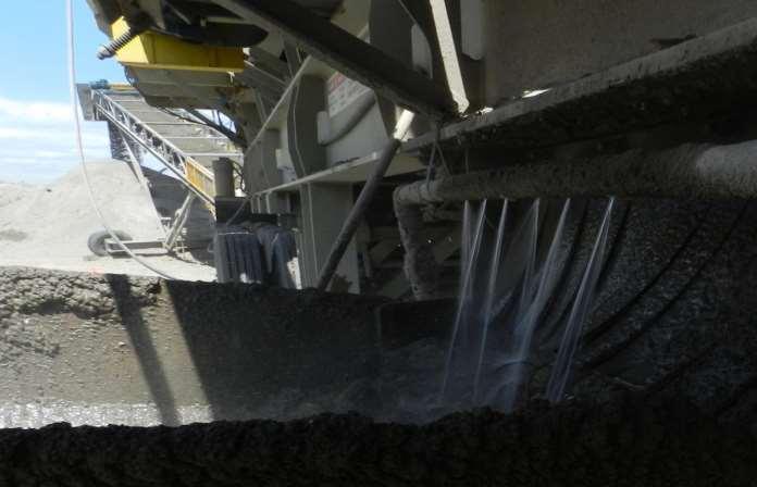 Dust & Noise Suppression Crushing Plant Conveyor transfer areas fitted with dust suppression sprays Product