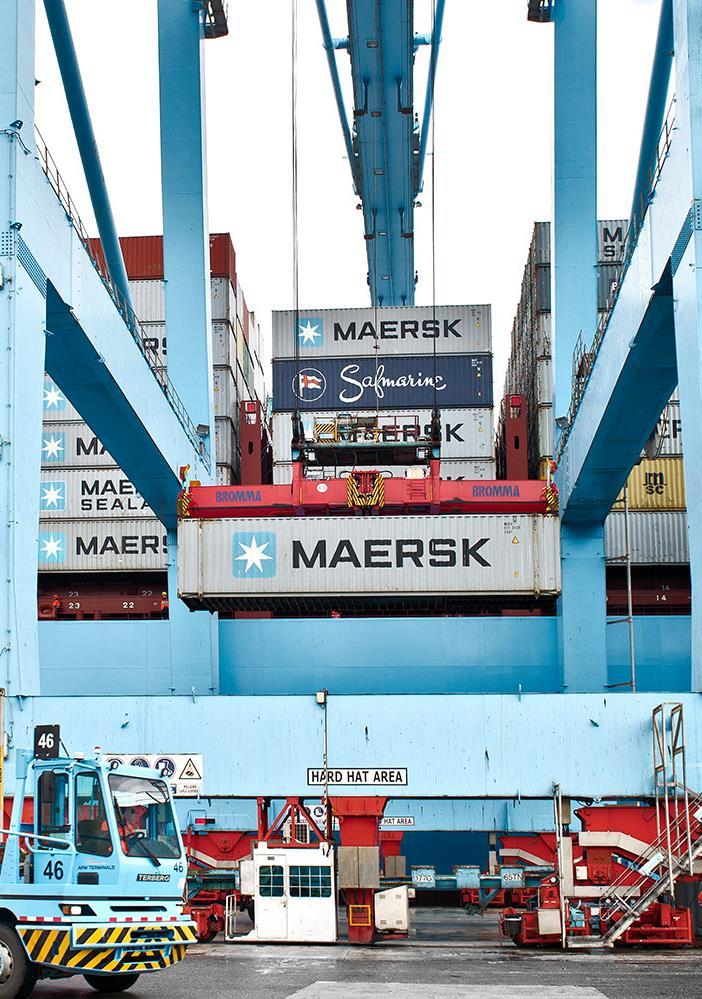Transport & Logistics Focus on growth and synergies page 7 Transport & Logistics will consist of: Maersk Line APM Terminals Damco Svitzer Maersk Container Industry Operating on a one company