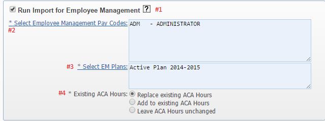 Employee Management This is a simple way to pull the ACA Hours from the employee s assignment. This would be used for employees who do not clock into True Time, but have a set schedule.