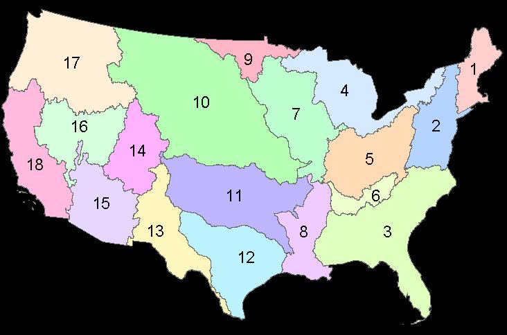 Watershed Hierarchy National Program by USGS and USDA-NRCS Hydrologic Unit Code, or HUC, is used to identify specific watersheds at different scales The number of