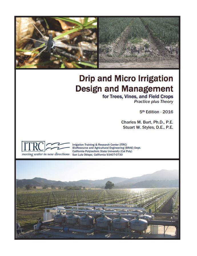 Get a Resource ITRC wrote the book on drip/micro