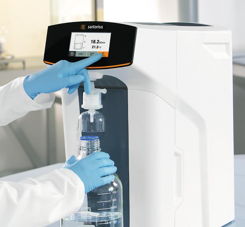 Consistent baselines and fewer ghost peaks with fresh ultrapure water Tests have proven that up to 80% of the problems occurring during HPLC runs are attributable to inadequate water quality.