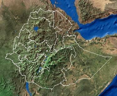 Tigray Map of Ethiopia