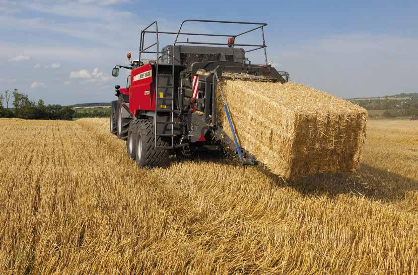9 Massive XD Flywheel 91% heavier, and more than twice the thickness of the standard version MF 2270 Xtra Density baler If you need a machine that produces bales of a high density, then this is the