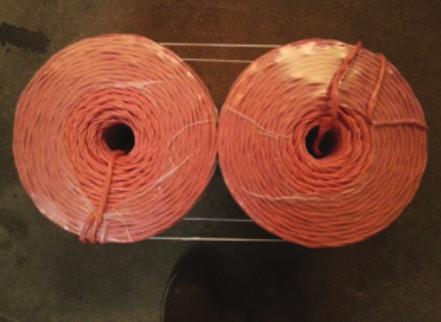 Fibrillation is a process in extrusion, to split the tape longitudinal, to give better twisting and knotting properties to the twine.