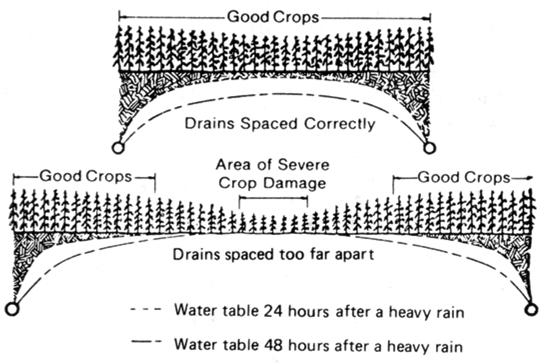 Drainage Flow to a Tile Water