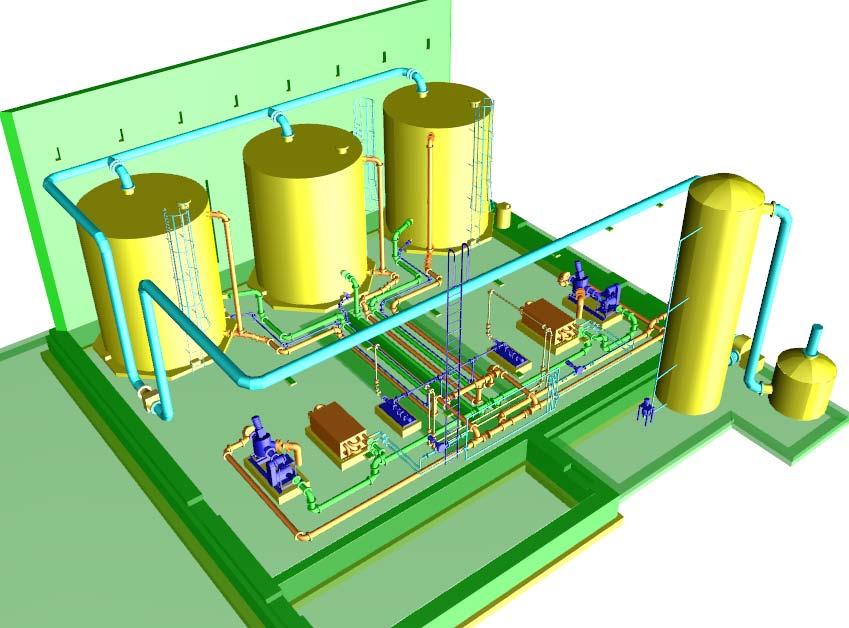 Key Components of a Receiving Station FOG Storage Tanks Influent/Mixing