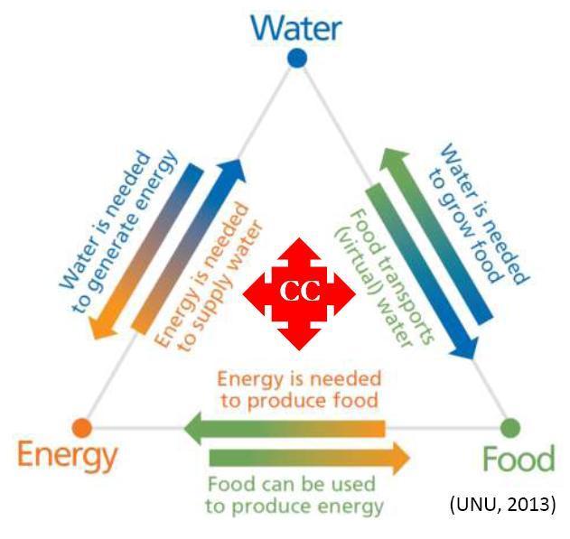 The Mediterranean region: specificities and multiple interactions La région méditerranéenne Water-Energy and Food in southeastern Med region (more than any other region) are strongly inter-linked and