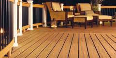 UPM PROFI LIFECYCLE AND VERANDA Luxurious hardwood look & feel Superior stain resistance High impact strength Good friction, wet or dry Zero degree incline possible Recycled
