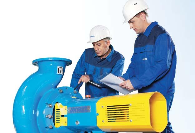 Modular system The standard components in ANDRITZ Pumps provide high availability and enable the use of proven components.