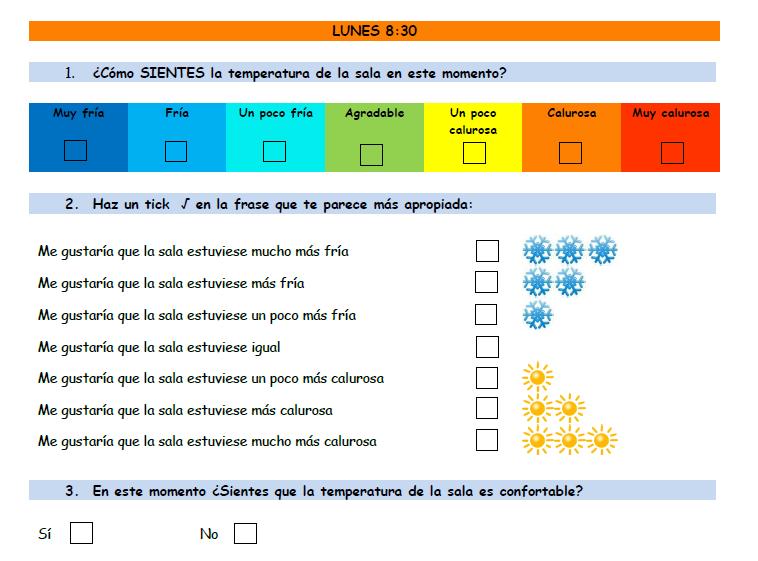 Figure : the first part of the questionnaire (own elaboration based on Teli et al, ) Each questionnaire was designed to fit in a single colourful page, in order to be simple and attractive for the