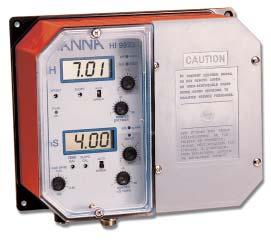 Authorized Distributor ww.clarksonlab.com CONTROLLERS > WALL MOUNT HI 9923 ph and Conductivity Controller 0.00 to 14.00 ph; 0.00 to 10.00 ms/cm Resolution 0.01 ph; 0.01 ms/cm Accuracy (@20 C/68 F) ±0.