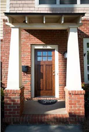 lasting material that signifies a strong sense of entry.