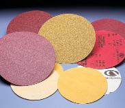 Glue-On Paper Discs Premier Red Zirconia Alumina Resin Paper Open Premium zirconia alumina abrasive Full phenolic resin bond system plus latex E-weight, latex paper backing Best choice for stripping