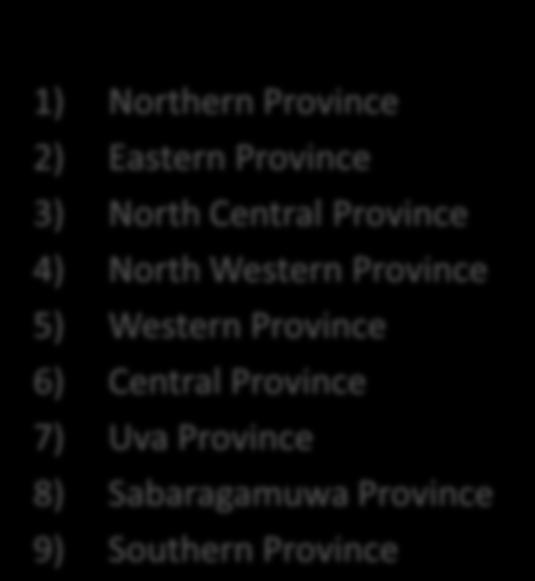 North Central Province 4) North