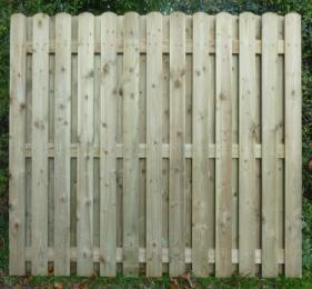 90 1.8m x 1.8m 9D 62.65 Lapped Fence Panel Horizontal Wide High 125mm x 10mm Board 1.