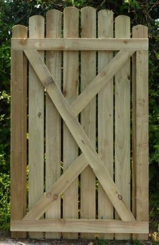 tray. SIDE GATES PRESSURE TREATED Made to