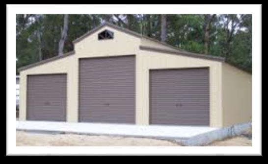 By changing the colour of the PVC roller shutter doors, it