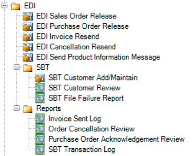 EDI MODULE DATASCOPE The EDI module includes both Sales Order related and Purchase Order related EDI messaging.