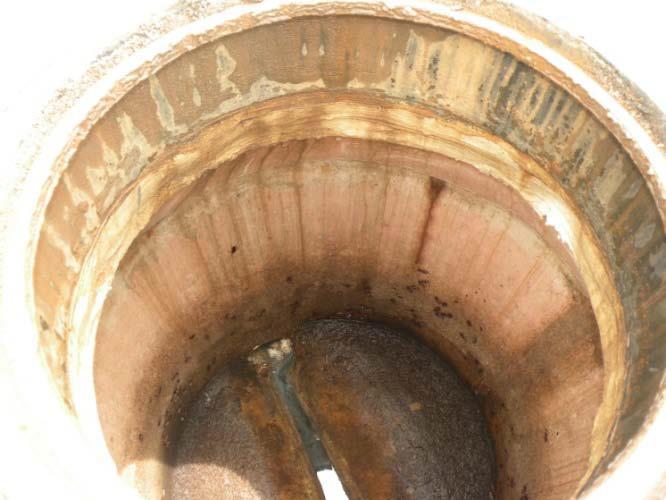 Xypex Admix was used in 1999 Manholes inspected
