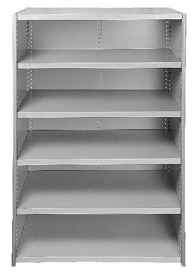 Roll post Kick plates All shelving bays are fitted with solid kick plates, which prevent unwanted material to