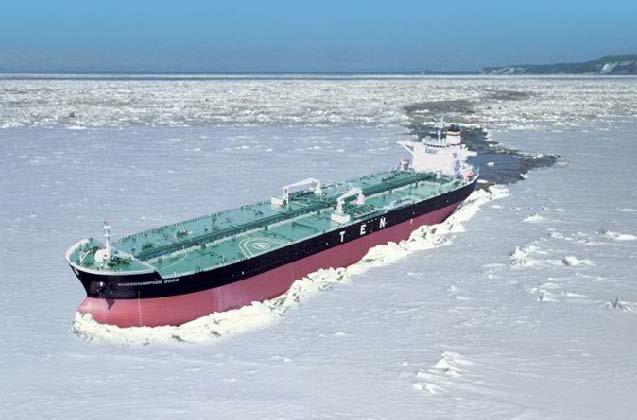 Ice Class 23 ships in our fleet are ice class rated