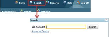 Using the Advanced Search Using the Advanced Search You can perform an advanced search, if needed, from any page in Job Management.