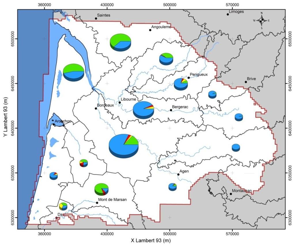 Groundwater management issues in urban area Bordeaux (SW France) Consequences of an intense development In Eocene: depression of GW level in Bordeaux area In Oligocene: dewater of sectors A