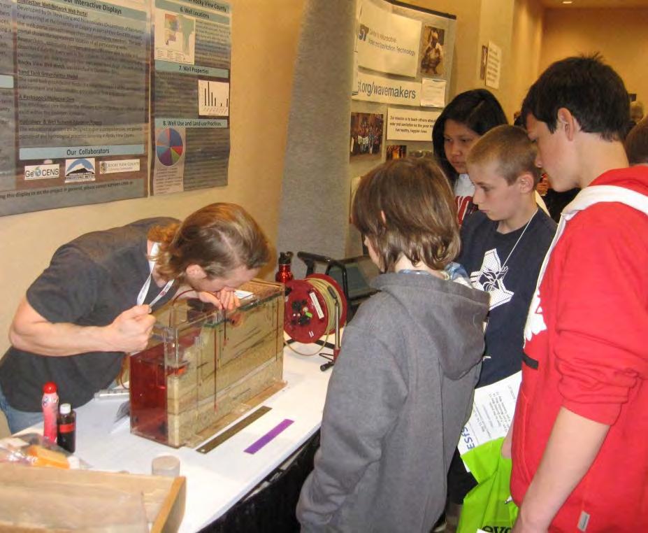 EDUCATIONAL OUTREACH Earth Science for Society Earth Science for Society is an event held in Calgary that provides both the general public and local schools the