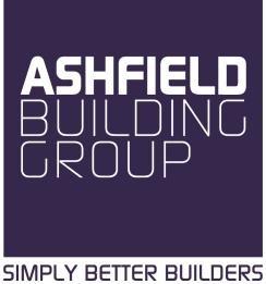 Ashfield Building Group Health and Safety Statement STATEMENT DESCRIBE THE ORGANISATION We are skilled in all major building projects from property alteration, major extensions and comprehensive
