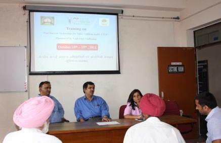 The training programme included technologies from All India Coordinated Research Project on post harvest sector, value added products from beet root crops, marketing of agriculture produce,