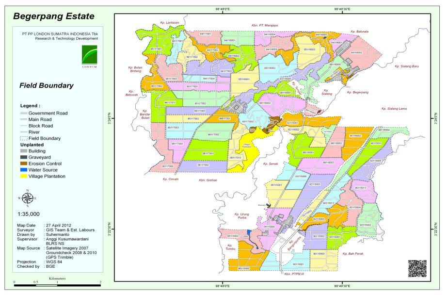 Figure 2: Map of Begerpang Estate Location (1) WORK ITEM: 956332 Doc ID: 3843 /