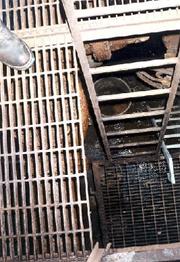 Guarding Surface Hazards (cont d) Floor Openings Ladderway floor openings: Occur when a ladder descends below floor level.