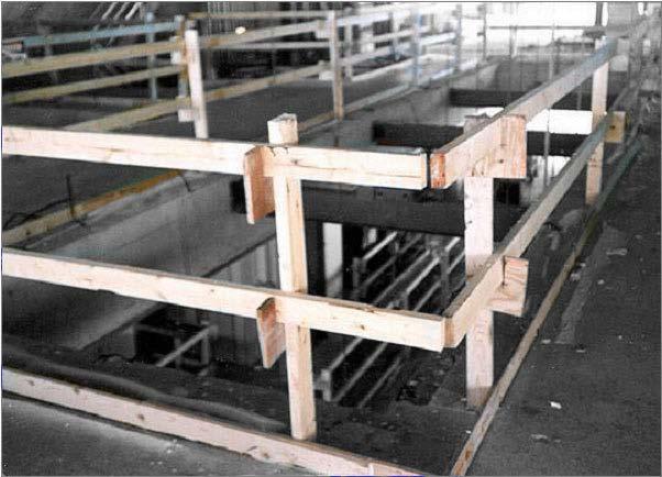 Hazards and Prevention Methods (cont d) A standard railing consists of a top rail, mid rail, and posts. If items could fall to a work surface below, a toeboard is also required.