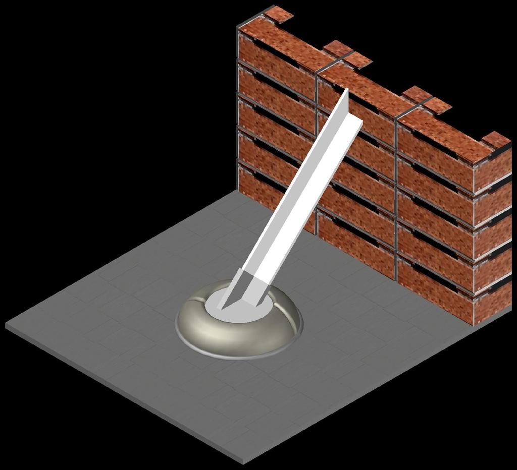 ANGLE IRON PENETRATION Fill ChemCurbs with only 1-Part Pourable Sealer when installing on granulated membranes and around high movement details.