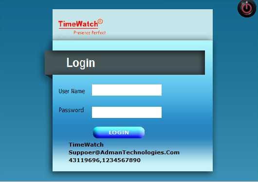 How to get started: Double click on TimeWatch shortcut it will show you License window and then ask for the valid user name and password that is shown